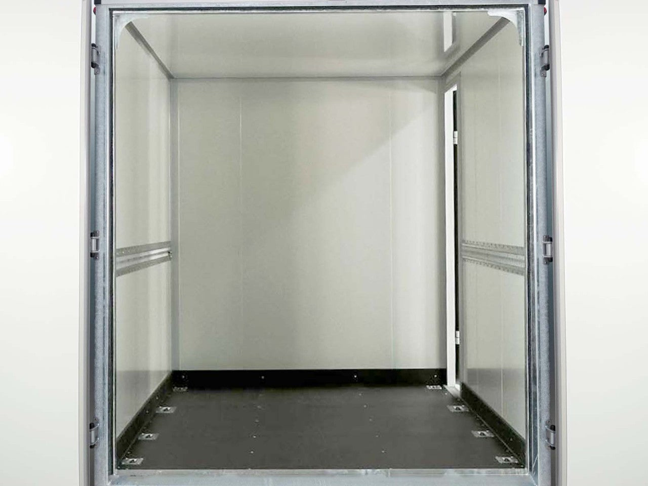 Vezeko Kofferanhänger 184x405cm Höhe:205cm 2,7t|Tür|schwarz-Neu