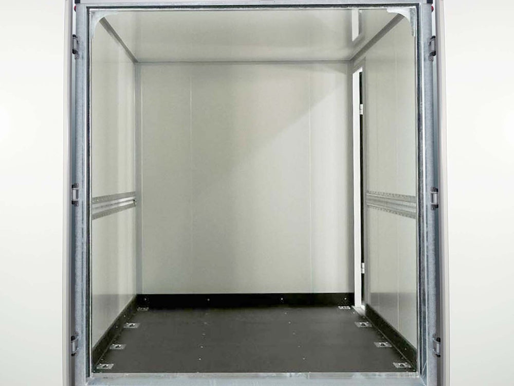 Vezeko Kofferanhänger 204x405cm Höhe:205cm 2,7t | Tür | schwarz-Neu