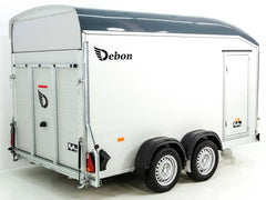 Debon Kofferanhänger Roadster C700 179×378 Höhe:201cm 2,6t|Alu|Polybug|Tür|grau-Neu