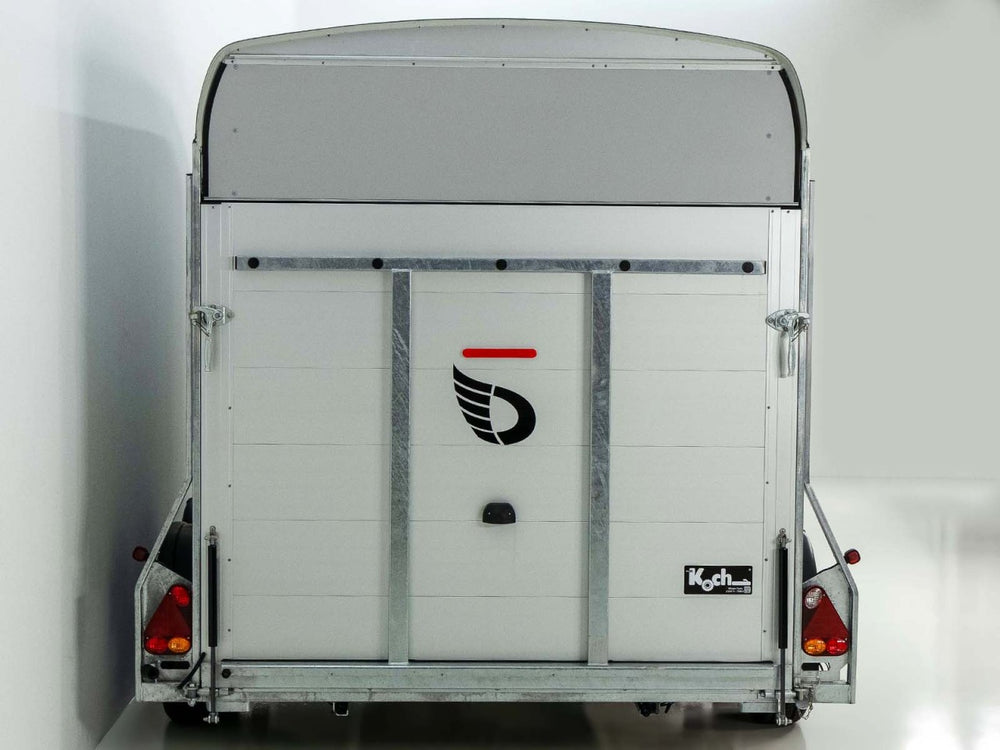 Debon Kofferanhänger Roadster C700 179×378 Höhe:201cm 2,6t|Alu|Polybug|Tür|grau-Neu