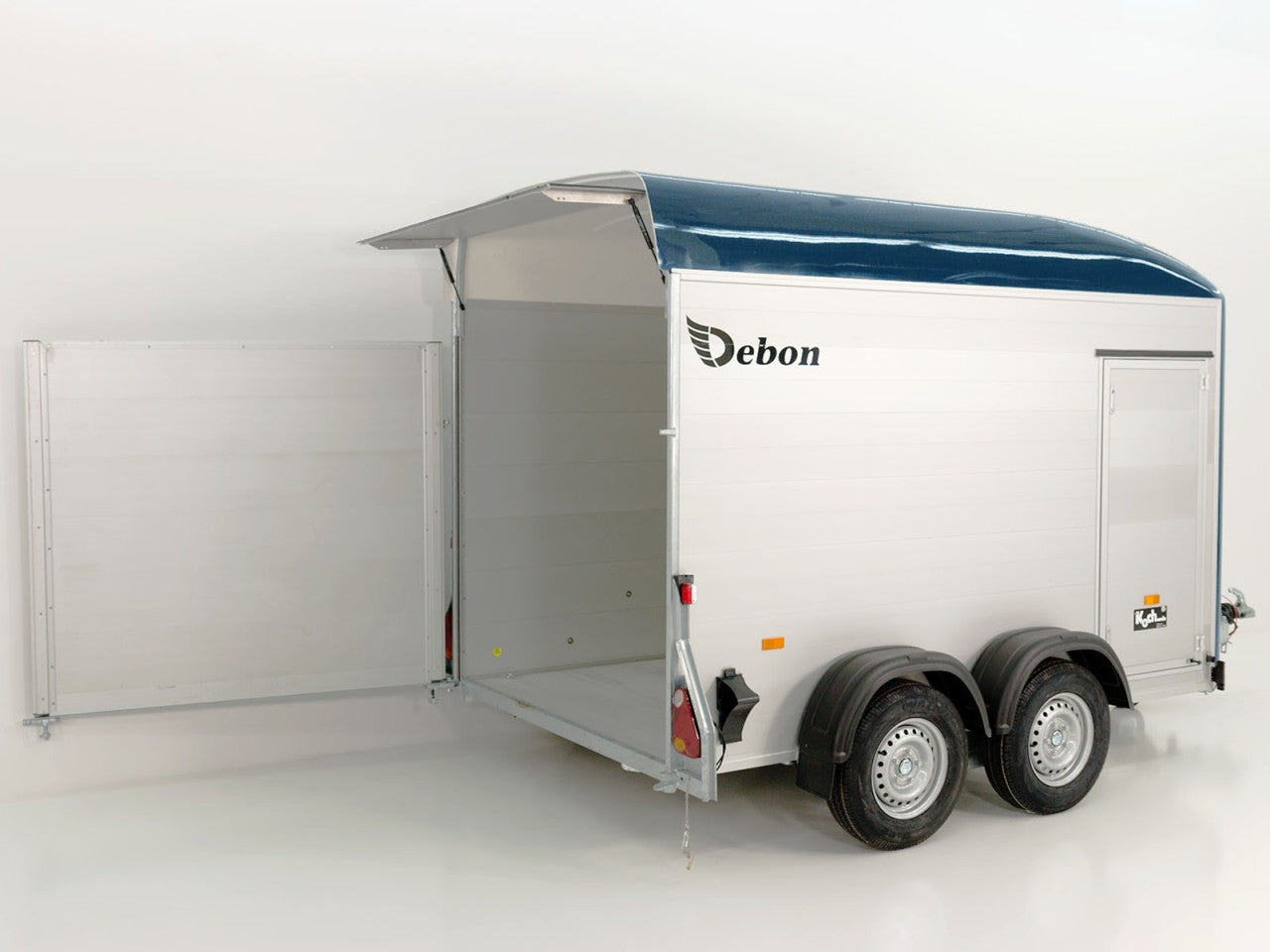 Debon Kofferanhänger C500 164x300cm H:200cm 2,6t|Alu|Polybug|Tür-Neu