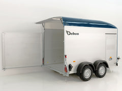 Debon Kofferanhänger C500 164x300cm H:200cm 2,6t|Alu|Polybug|Tür-Neu