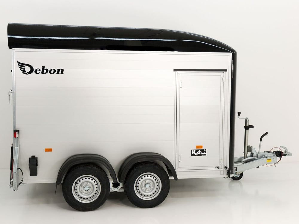 Debon Kofferanhänger C500 164x300cm H:200cm 2,6t|Alu|Polybug|Tür-Neu