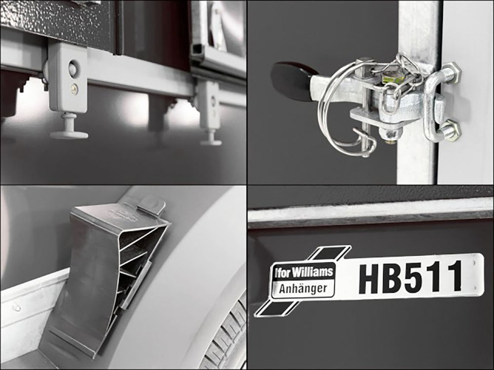 Ifor Williams Pferdeanhänger HB511|Frontausstieg-Neu