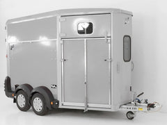 Ifor Williams Pferdeanhänger HB511|silber|Frontausstieg-Neu