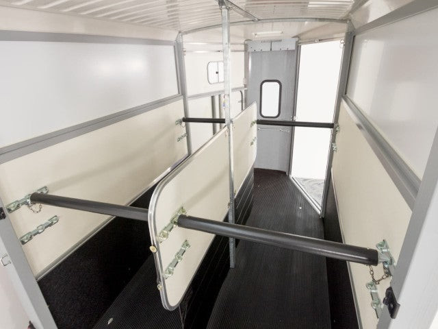 Ifor Williams Pferdeanhänger HB511|silber|Frontausstieg-Neu