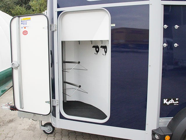 Ifor Williams Pferdeanhänger HB506|Sattelkammer|blau-Neu