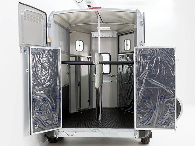 Ifor Williams Pferdeanhänger HB506|Frontausstieg|Klappenkombi|silber-Neu