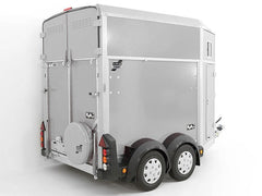 Ifor Williams Pferdeanhänger HB506|Sattelkammer|Silber-Neu