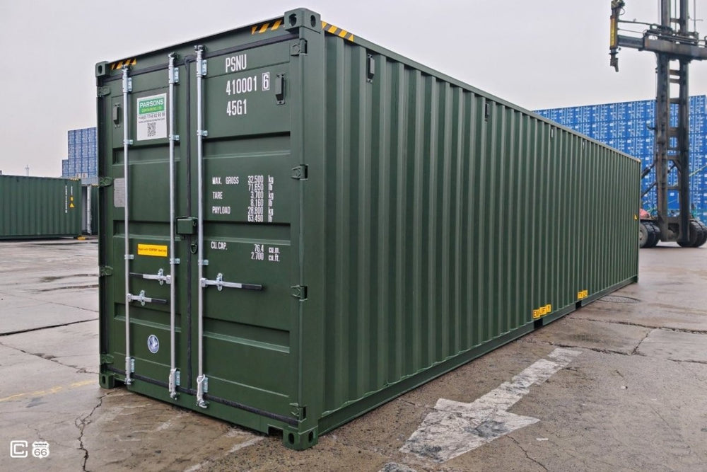 Container maritime 40' 1er voyage