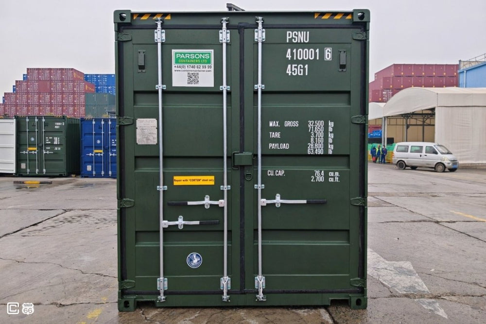 Container maritime 40' 1er voyage
