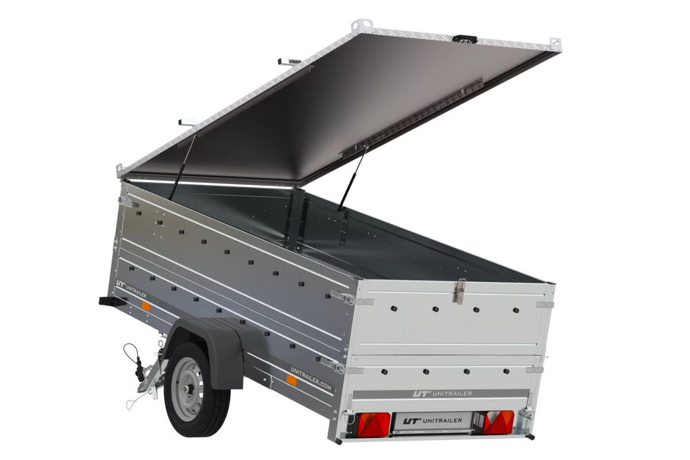 Anhänger Garden Trailer 264 KIPP mit Bordwandaufsatz und Aludeckel-Neu