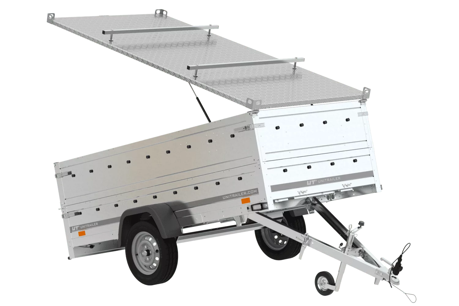 Anhänger Garden Trailer 264 KIPP mit Bordwandaufsatz und Aludeckel-Neu