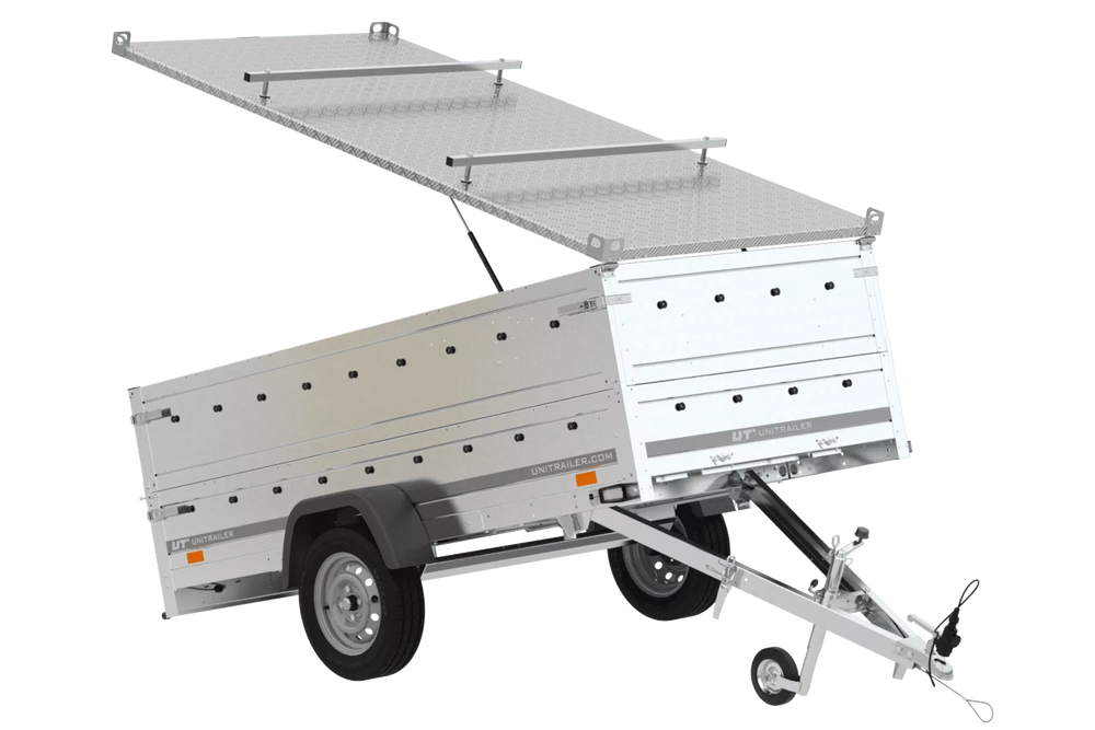 Anhänger Garden Trailer 264 KIPP mit Bordwandaufsatz und Aludeckel-Neu