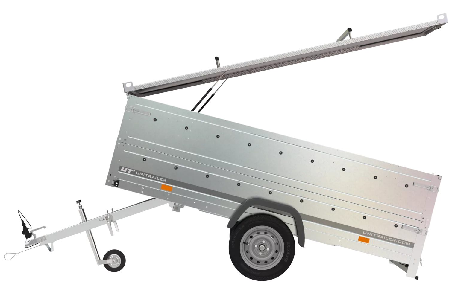 Anhänger Garden Trailer 264 KIPP mit Bordwandaufsatz und Aludeckel-Neu