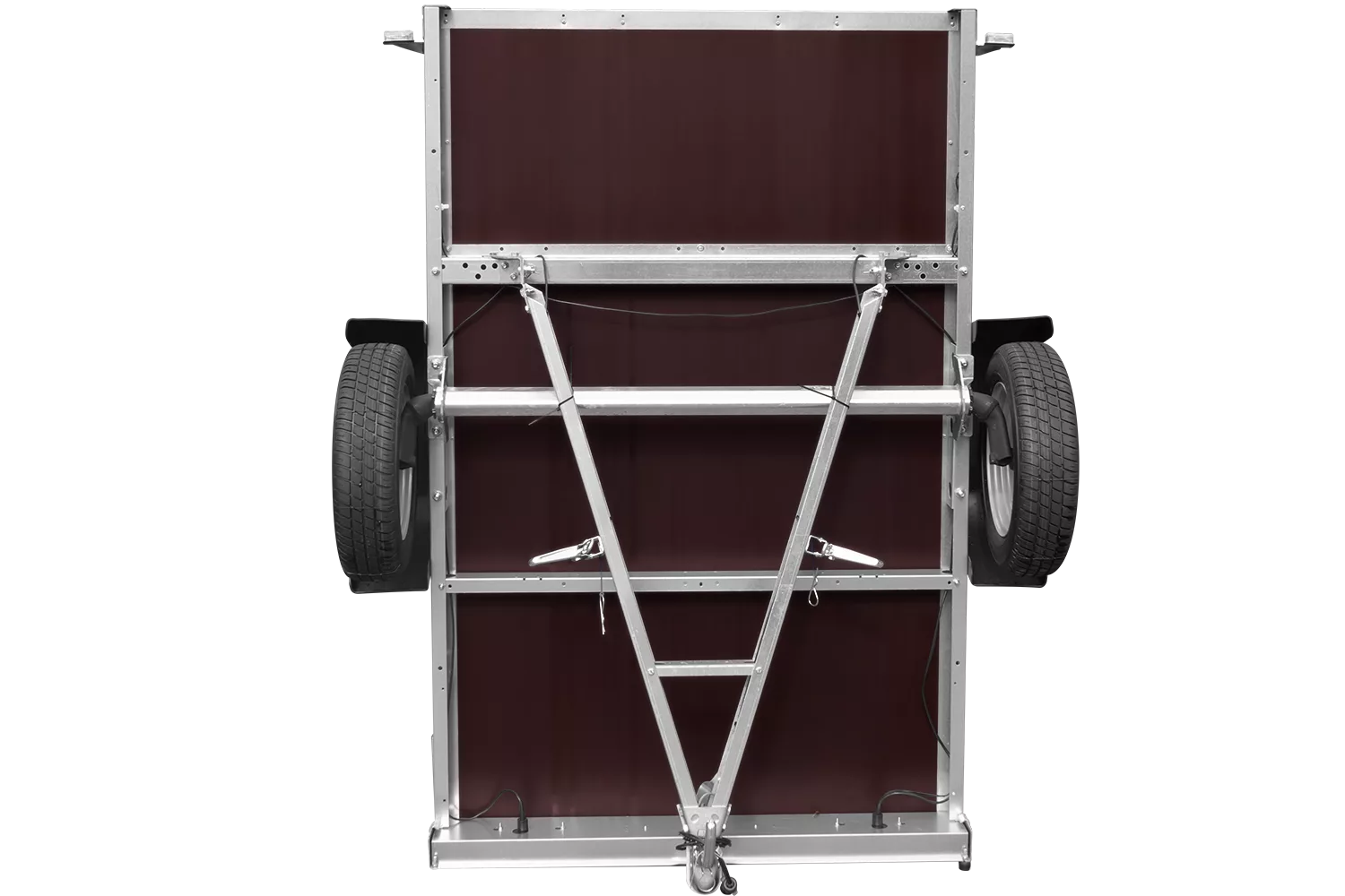 Anhänger für Pkws Garden Trailer 201 KIPP 200×125 cm 750 kg [mit Flachplane, Stützrad und Flachplaneträger]-Neu