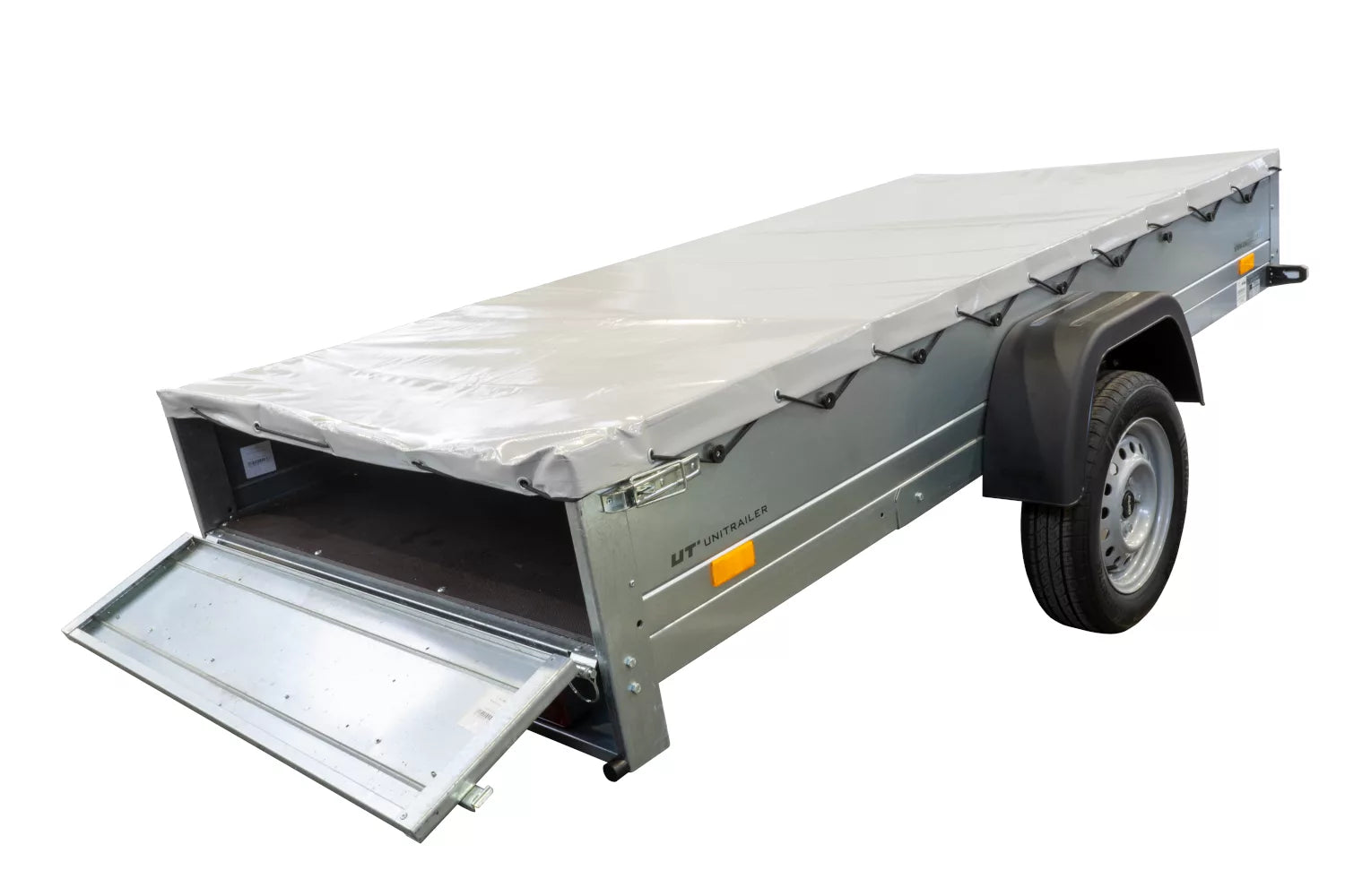 Anhänger mit Flachplane Garden Trailer 264 KIPP inkl. Planenträger-Neu