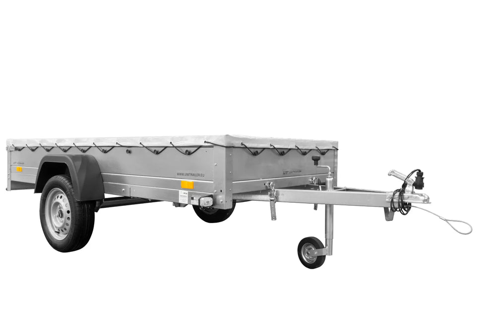 Anhänger mit Flachplane Garden Trailer 264 KIPP inkl. Planenträger-Neu