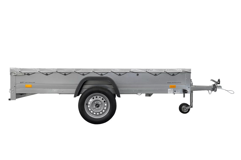 Anhänger mit Flachplane Garden Trailer 264 KIPP inkl. Planenträger-Neu