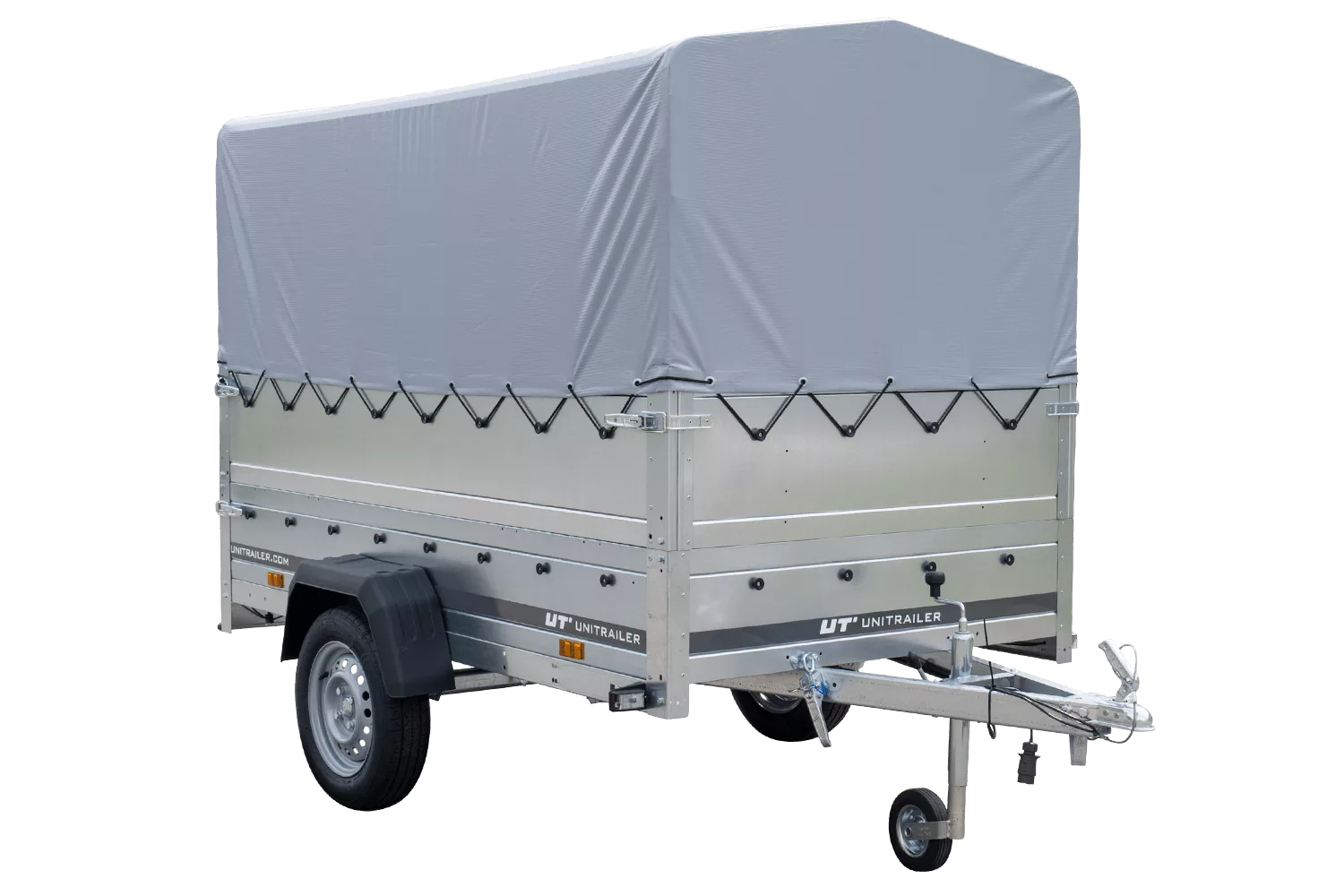 Führerschein B Anhänger Garden Trailer 230 KIPP mit Stützrad, zusätzlichen Bordwänden, Hochplane und Hochspriegel H800-Neu