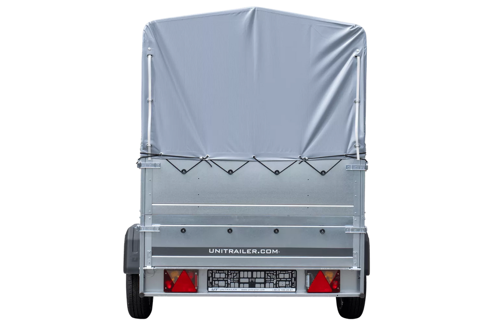 Führerschein B Anhänger Garden Trailer 230 KIPP mit Stützrad, zusätzlichen Bordwänden, Hochplane und Hochspriegel H800-Neu