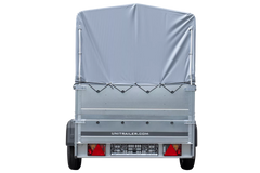 Führerschein B Anhänger Garden Trailer 230 KIPP mit Stützrad, zusätzlichen Bordwänden, Hochplane und Hochspriegel H800-Neu