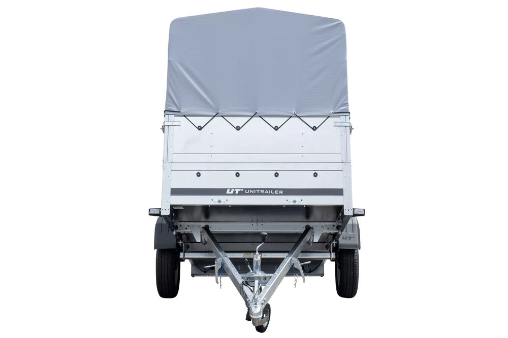 Führerschein B Anhänger Garden Trailer 230 KIPP mit Stützrad, zusätzlichen Bordwänden, Hochplane und Hochspriegel H800-Neu