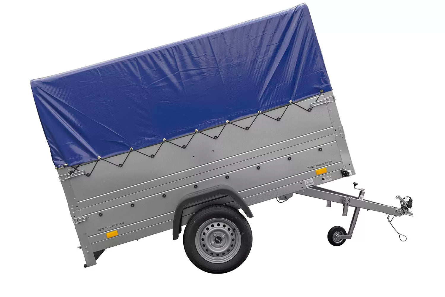 Führerschein B Anhänger Garden Trailer 230 KIPP mit Stützrad, zusätzlichen Bordwänden, Hochplane und Hochspriegel H800-Neu
