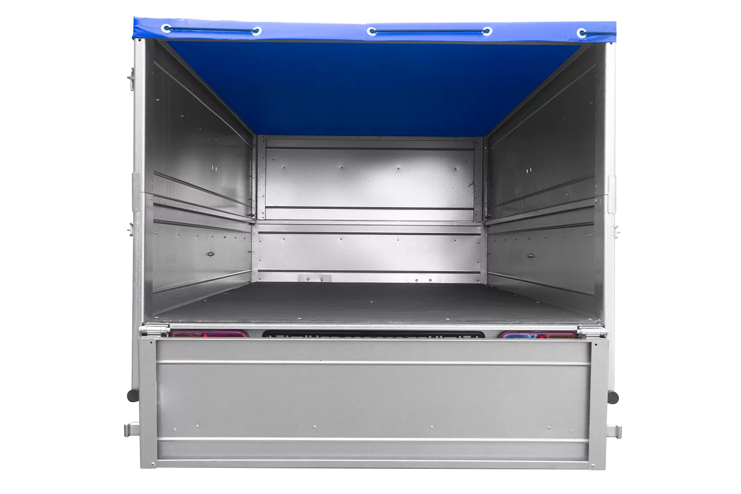 Kippbarer Pkw Anhänger Garden Trailer 200 KIPP mit zusätzlichen Bordwänden, Stützrad und Flachplane-Neu