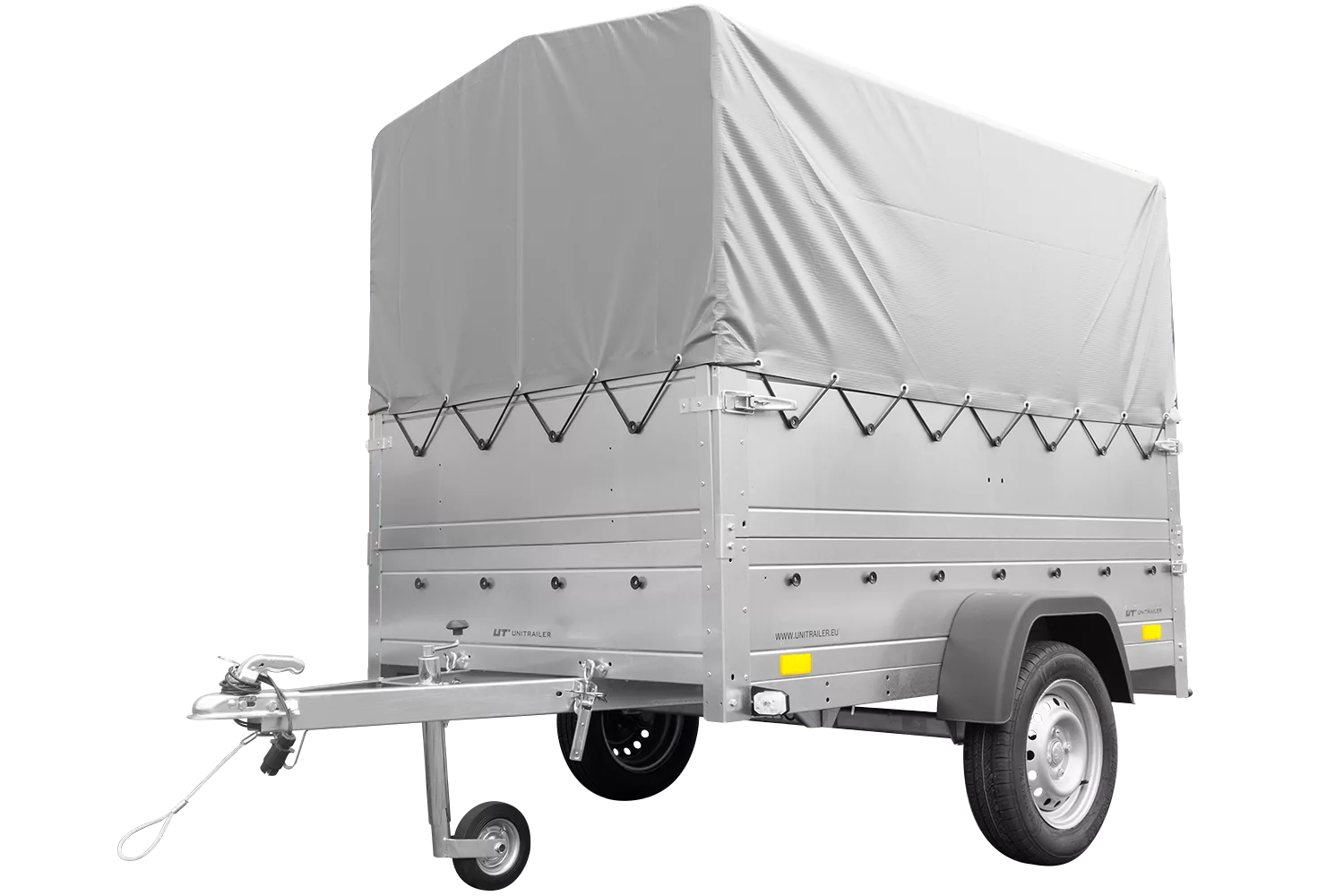 Kipper ungebremst Garden Trailer 200 KIPP mit zusätzlichen Bordwänden, Stützrad, Hochplane und Hochspriegel-Neu