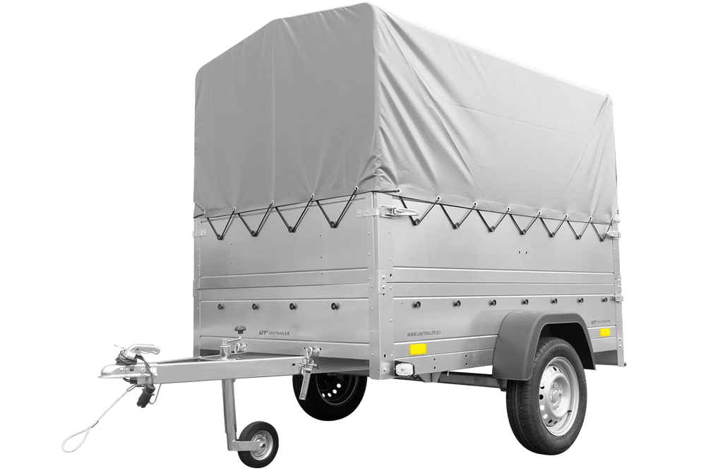 Kipper ungebremst Garden Trailer 200 KIPP mit zusätzlichen Bordwänden, Stützrad, Hochplane und Hochspriegel-Neu