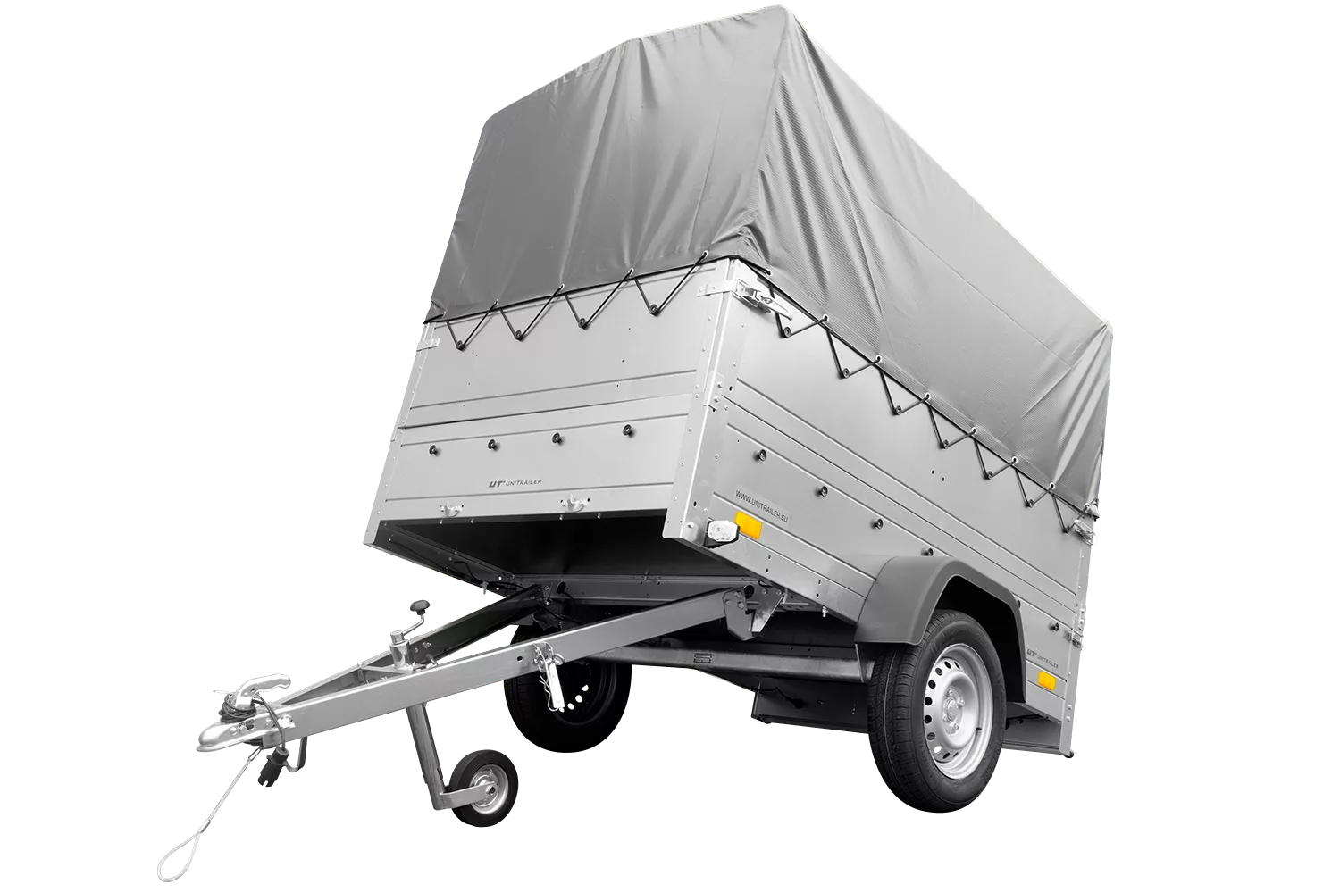 Kipper ungebremst Garden Trailer 200 KIPP mit zusätzlichen Bordwänden, Stützrad, Hochplane und Hochspriegel-Neu