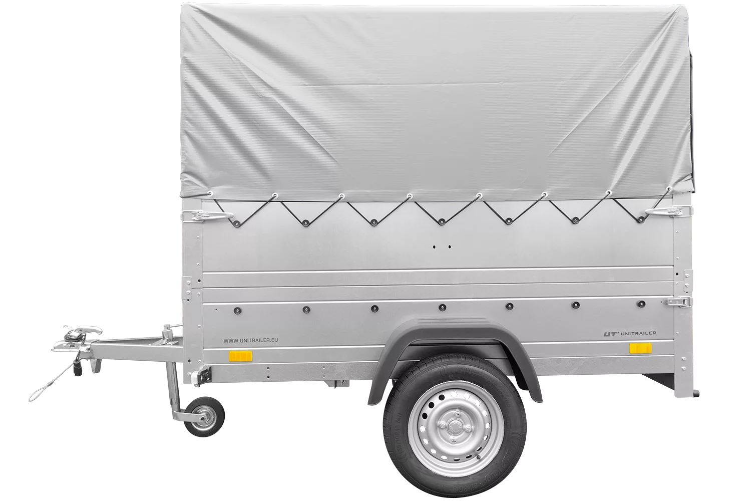Kipper ungebremst Garden Trailer 200 KIPP mit zusätzlichen Bordwänden, Stützrad, Hochplane und Hochspriegel-Neu
