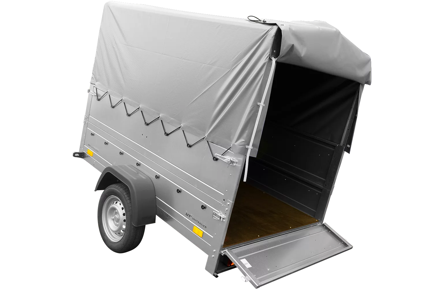 Kipper ungebremst Garden Trailer 200 KIPP mit zusätzlichen Bordwänden, Stützrad, Hochplane und Hochspriegel-Neu