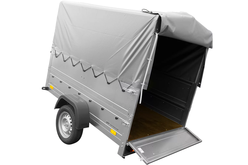 Kipper ungebremst Garden Trailer 200 KIPP mit zusätzlichen Bordwänden, Stützrad, Hochplane und Hochspriegel-Neu