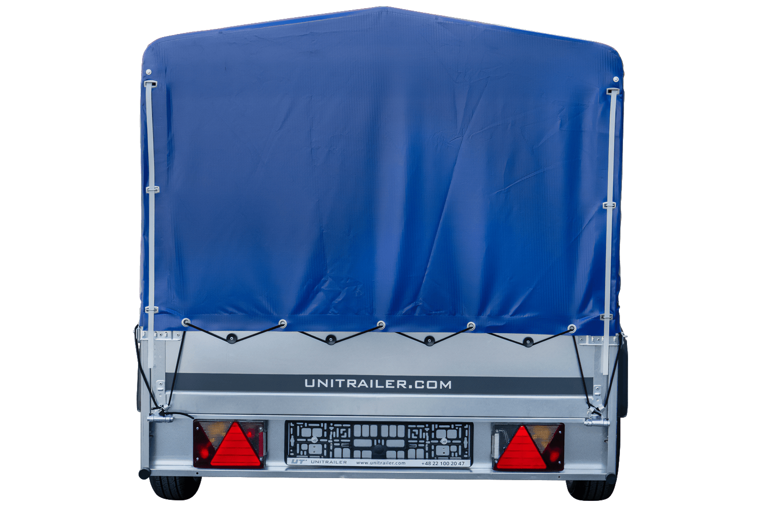 Langer PKW-Anhänger Garden Trailer 264 KIPP mit Hochplane, Spriegel und Stützrad-Neu
