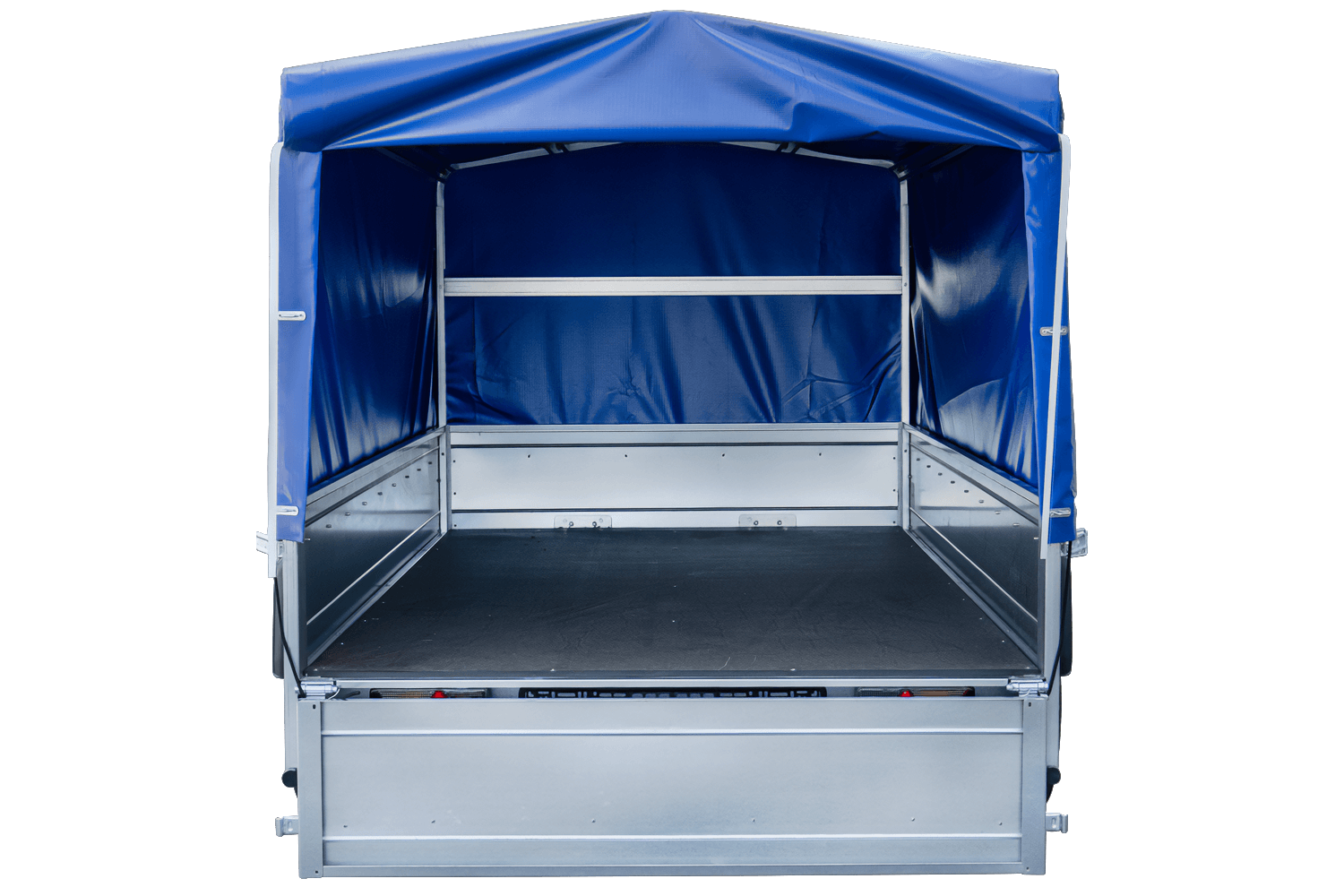 Langer PKW-Anhänger Garden Trailer 264 KIPP mit Hochplane, Spriegel und Stützrad-Neu