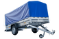 Langer PKW-Anhänger Garden Trailer 264 KIPP mit Hochplane, Spriegel und Stützrad-Neu
