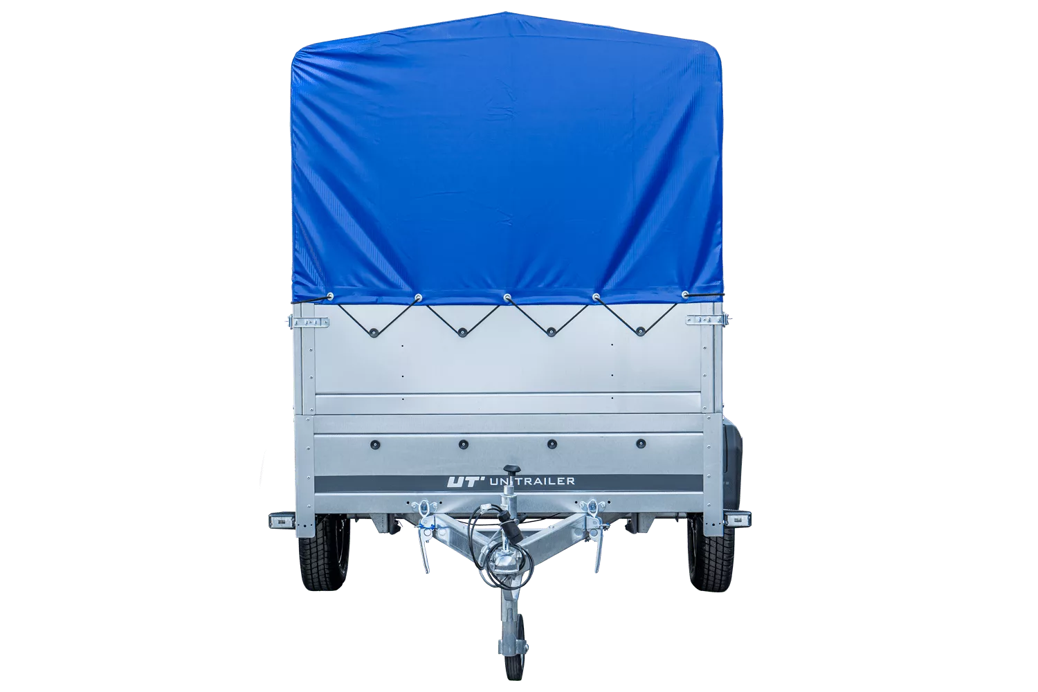 Pkw Anhänger Garden Trailer 264 KIPP mit Stützrad, zusätzlichen Bordwänden, Hochplane und Hochspriegel-Neu
