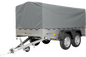 Unitrailer Garden Trailer Anhänger 264/2 Kipp Mit Stützrad, Spriegel Und Grauer Plane-Neu