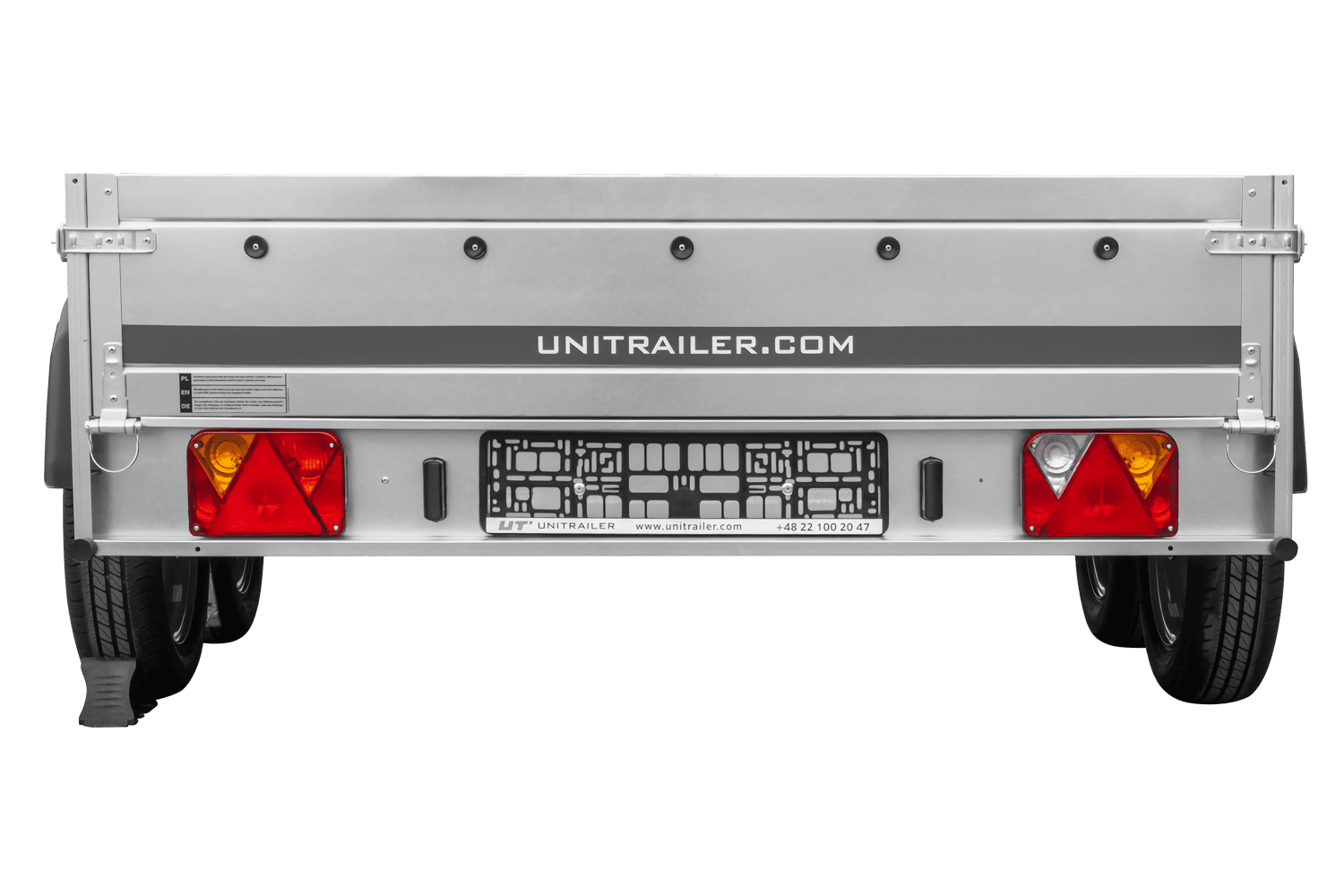 Zweiachsanhänger 264×150 Unitrailer Garden Trailer 265/2 KIPP-Neu