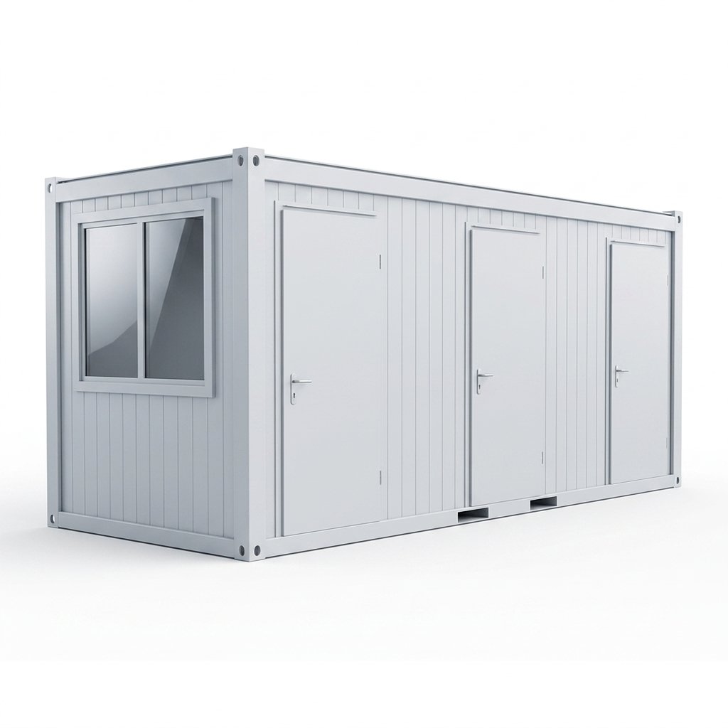 Bloc sanitaire 20 pieds (4 WC, 2 urinoirs, 1 WC PMR, 3 lavabos)