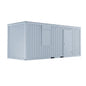Bureau modulaire 20 pieds en kit (1 porte, 1 fenêtre, isolation PU)